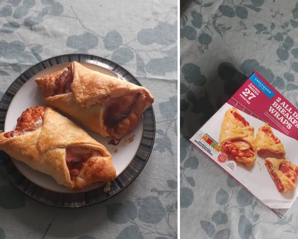 The new Aldi all day breakfast wrap