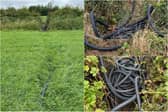 Thieves stole around £17,000 worth of diesel from a Freckleton haulage firm after running a  pipe across three fields