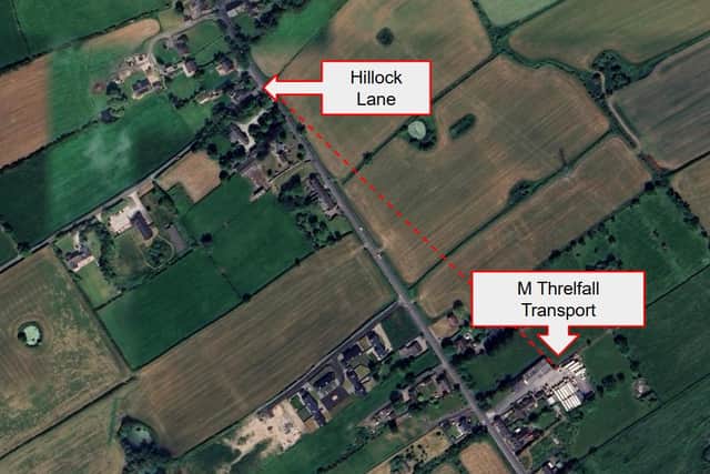The thieves ran a 4-inch-wide pipe roughly 360 yards (1,080ft) through three fields to reach M Threlfall Transport
