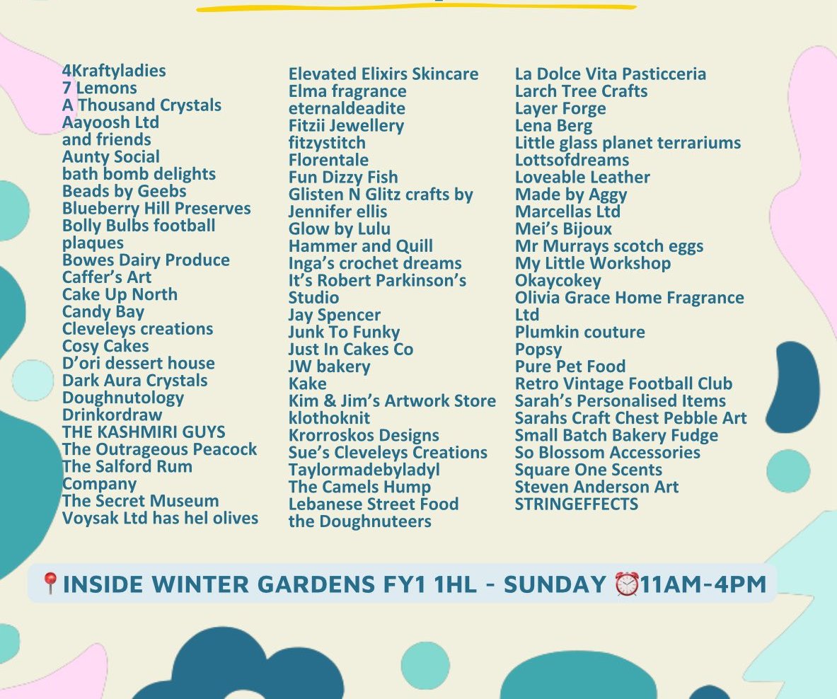 Makers Market returns with over 84 stalls handmade goodies and