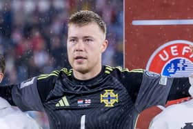 Blackpool keeper Bailey Peacock-Farrell made his 49th appearance for Northern Ireland against Luxembourg on Thursday night
