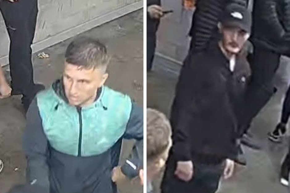 Jake Balmforth Men wanted in connection with Blackpool v Bolton match assault ...