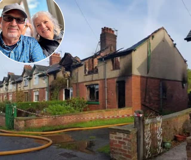 Turney and Sue Logan (pictured) have been found liable for the blaze destroying both their home and that of neighbour Christopher Stanley-Smith in Barnarce