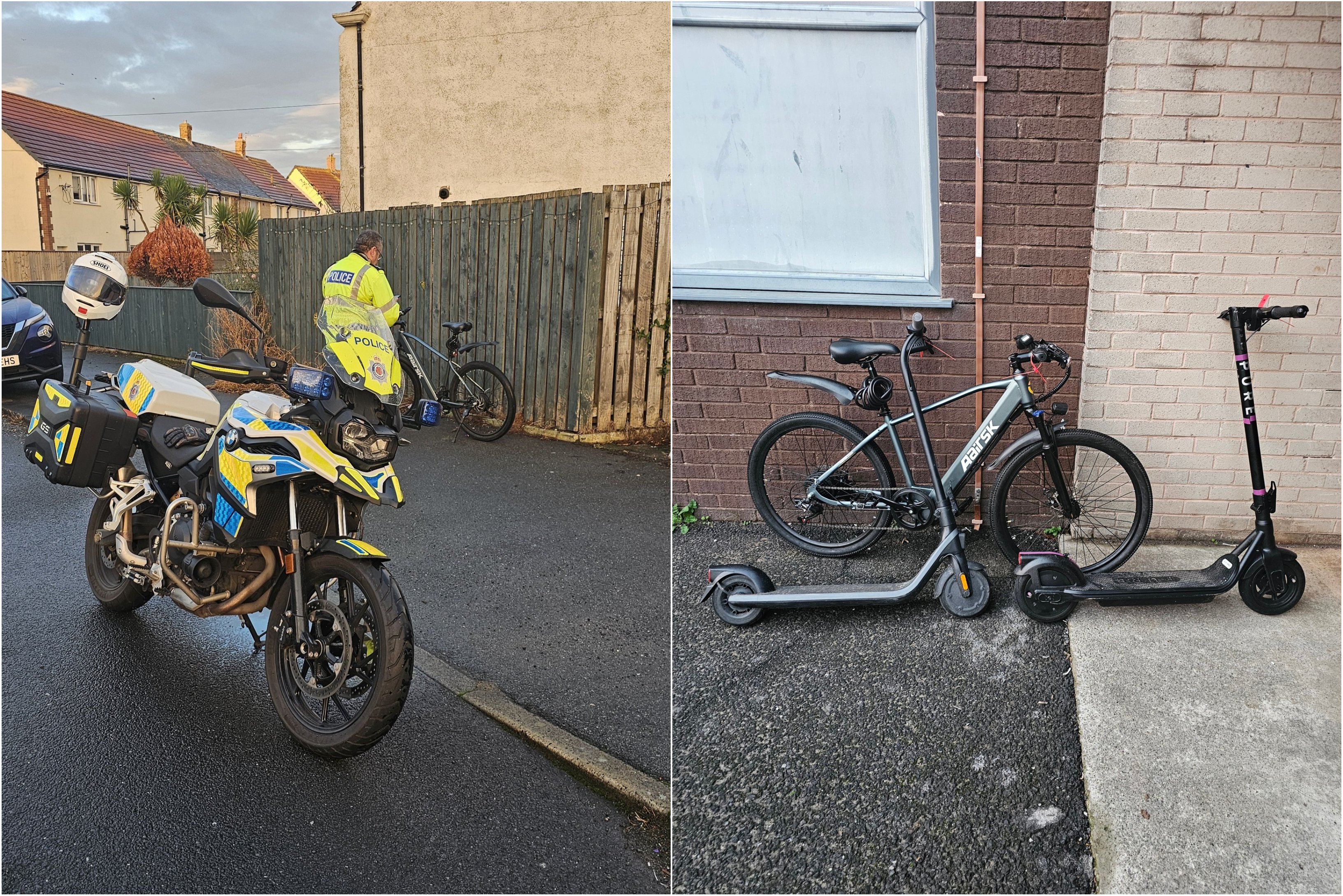 Illegal e-bikes and scooters seized as police crackdown on antisocial ...