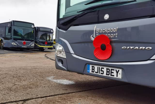 Blackpool Transport is making preparations for Remembrance Day