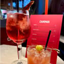 Beach House Blackpool has officially stepped into Christmas - and this year, the theme is Campari red
