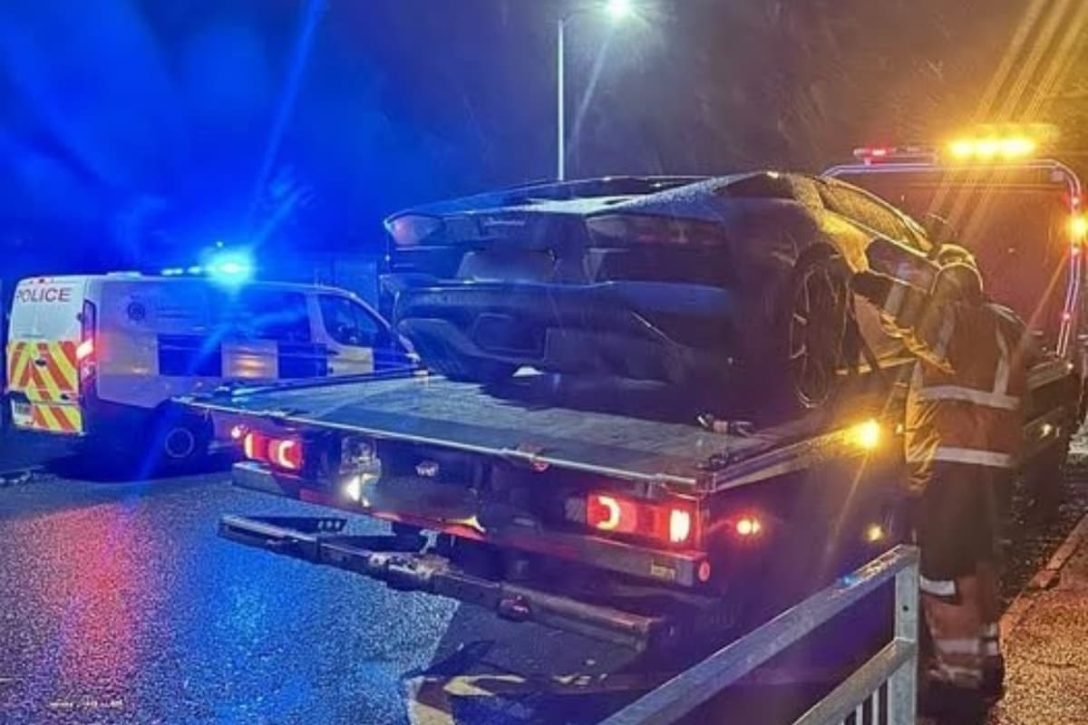 Lamborghini among 101 uninsured cars seized in Lancashire police crackdown