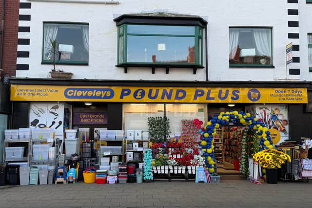 A new Pound Plus shop has opened in Cleveleys.