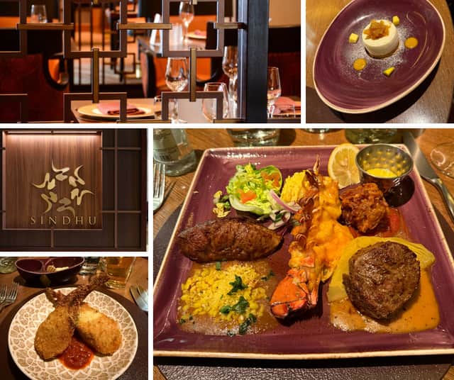 We enjoyed a delicious British Indian fushion meal onboard P&O's Iona Cruise Ship at Sindhu