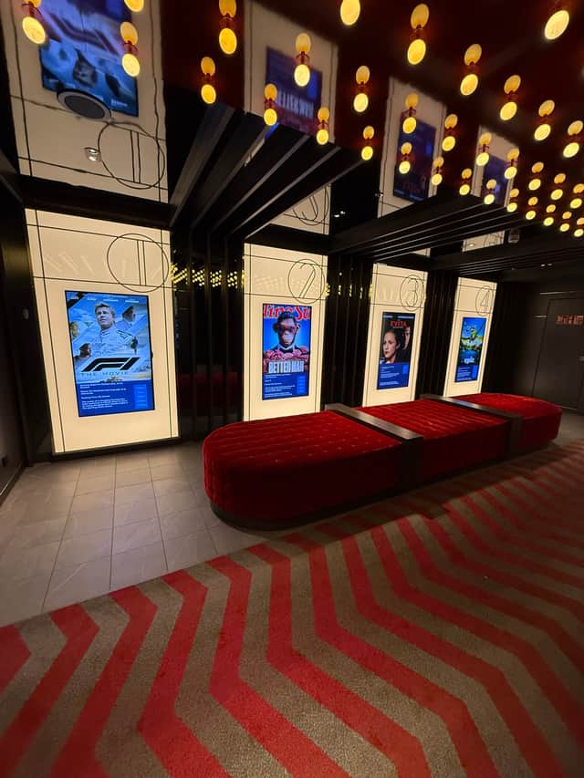 The onboard cinema on P&O's Iona Cruise Ship