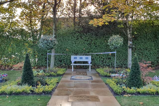Baby gardens of remembrance.