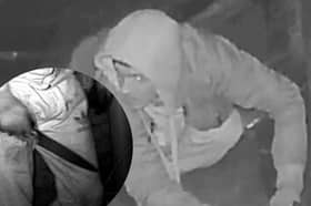 Police want to speak to the man pictured in relation to leaf thefts from a church roof in Ansdell