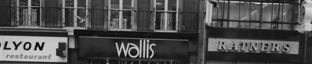 A Wallis womenswear store in 1973