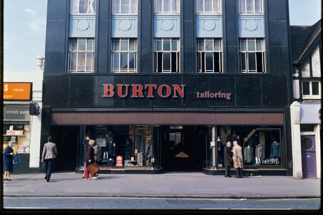 The menswear giant Burton had hundreds of stores across the UK at its peak