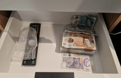 Class A drugs and cash seized as man arrested in Fleetwood police raid