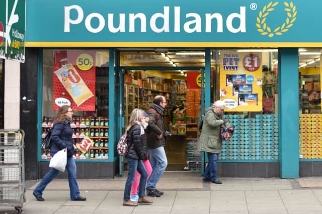 Poundland shop front