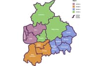 The new-look Lancashire council map as it was expected to be from April 2028