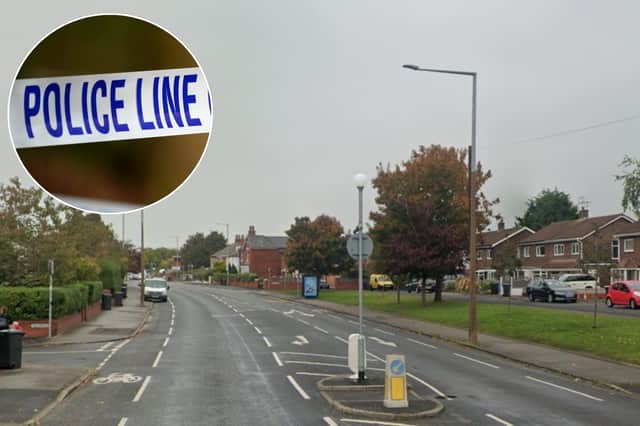 Two taken to hospital after car flips onto side in Lytham crash