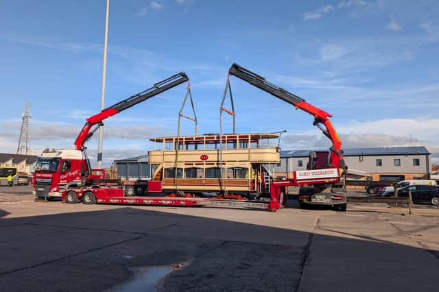 Blackpool’s iconic heritage tram, Standard 143, has made its way to the East Anglia Transport Museum (EATM) for the final stage of its restoration