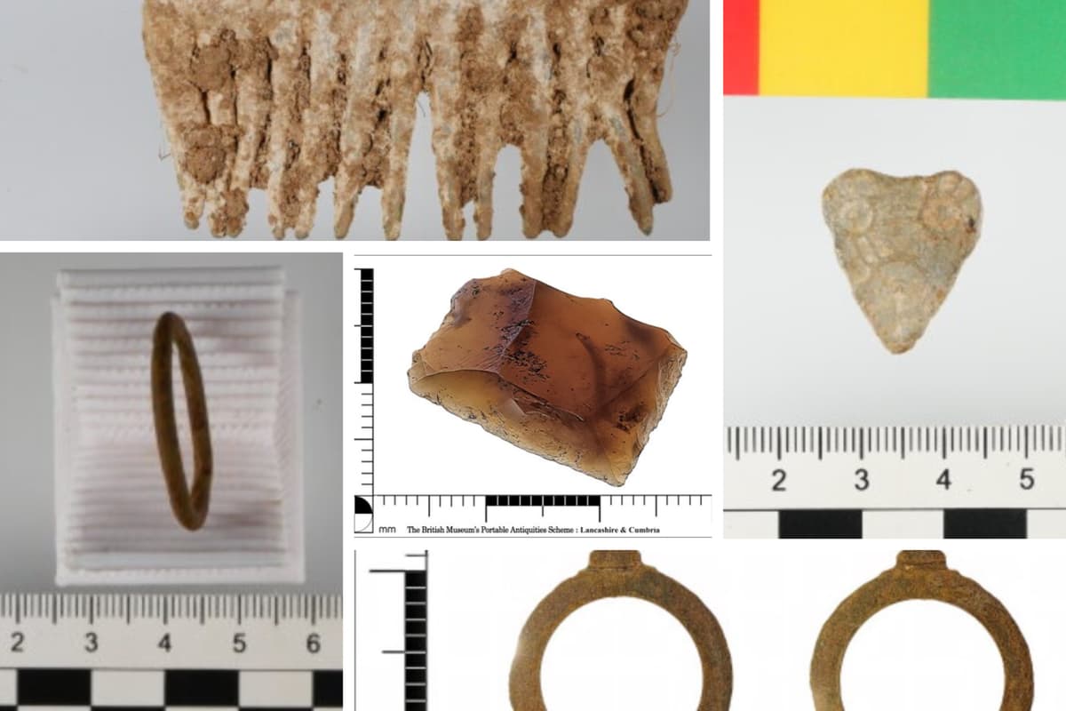 11 Schätze kürzlich in Lancashire entdeckt - | von antiken Lockenwicklern ...