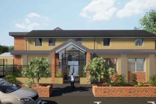 Artist's impression of the north entrance to the proposed extension at Park School (Cassidy and Ashton) | Cassidy and Ashton