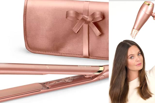 BaByliss Rose Gold Hair Straighteners and Hair Dryer