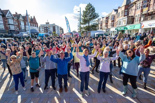 Crowds enjoying Fylde Fest 2025.