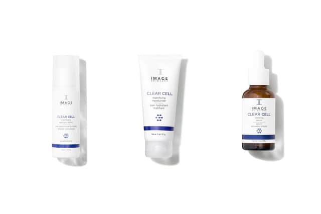Clear Cell Salicylic Clarifying Tonic, Clear Cell Mattifying Moisturizer For Oily Skin and Clear Cell Restoring Serum