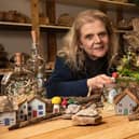 Liz Atkinson creates beautiful hand-crafted ornaments out of driftwood and sea glass which she finds during foraging holidays. Photo: Lucinda Herbert