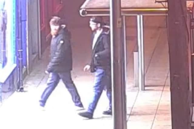 Police have released CCTV images as part of an investigation into a reported robbery in Blackpool