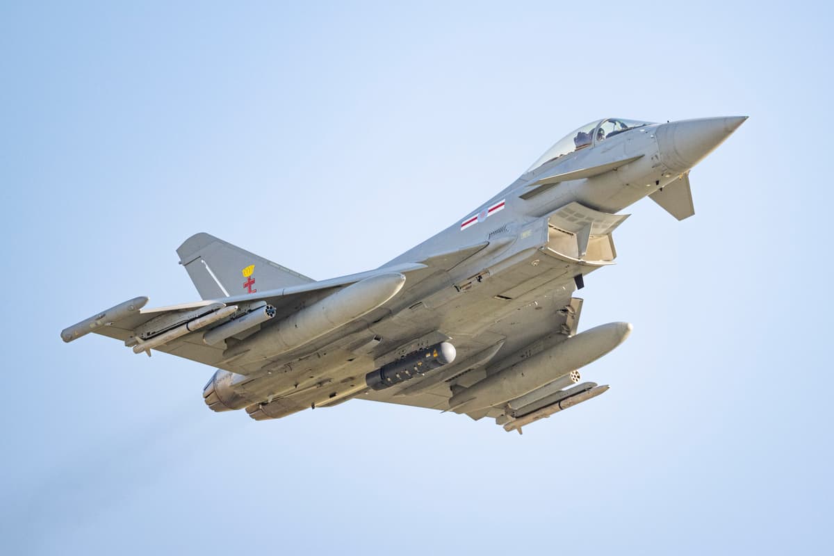 BAE Systems tests new laser-guided weapon from Eurofighter Typhoon at ...