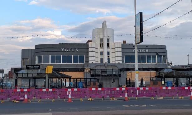 How the Yates Bar looked before demolition