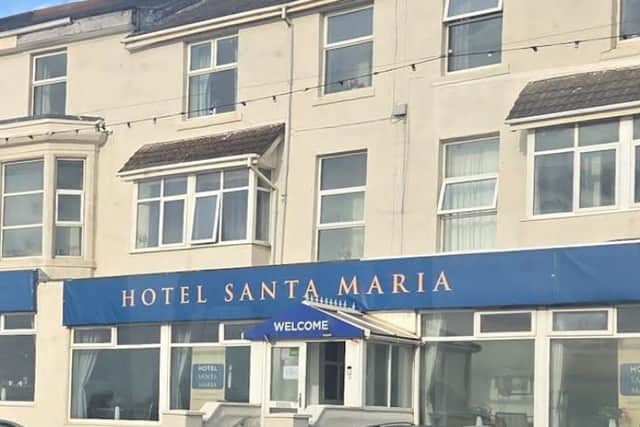 The former Daish's Blackpool Hotel has now become Hotel Santa Maria