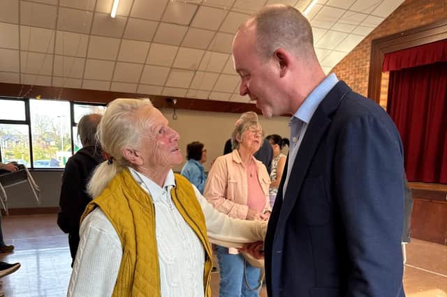 Andrew Snowden MP has met with 80 constituents to discuss controversial plans to build a large-scale solar farm in their area. 