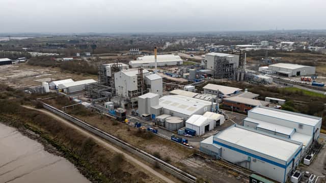 The former ICI site, now operated by AGC Chemicals Europe Ltd, within the Hillhouse Technology Enterprise Zone in Thornton