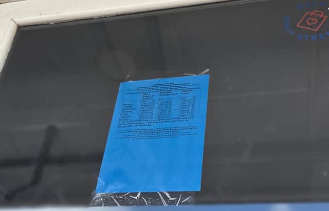 A new bar could be opening in Cleveleys town centre if plans get the go ahead – after a blue notice appeared on the door of the recently-closed Rogerson’s Family Butchers at 110 Victoria Road West