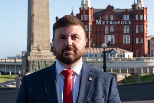 Chris Webb MP announces the Metropole Hotel will be closing as an asylum seeker hotel.