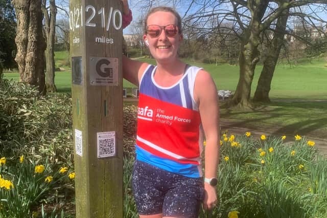 Samantha Parker is running the London Marathon for SSAFA