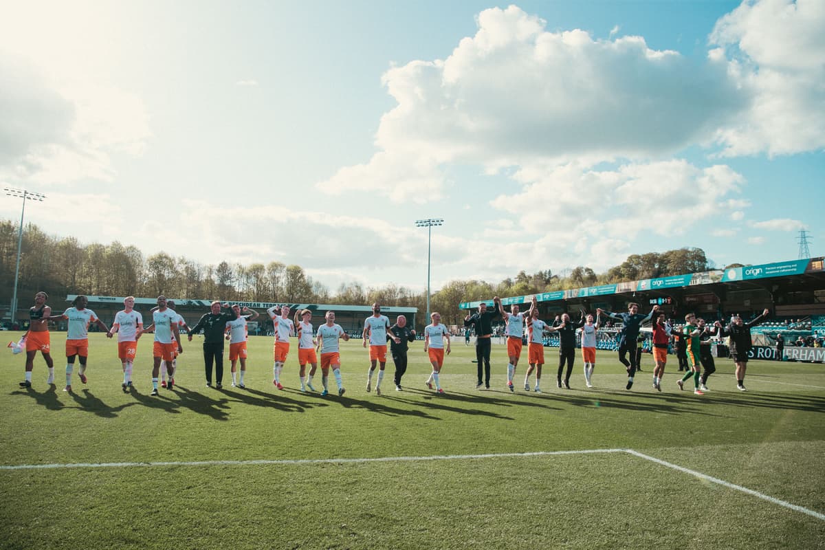 Blackpool FC defender shares feeling behind special celebrations as he ...