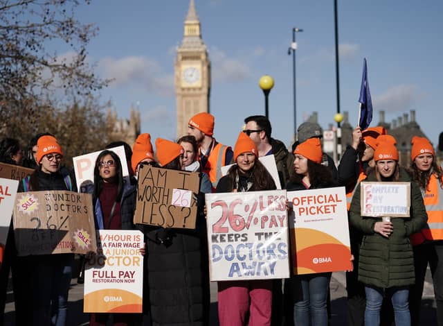 The Department of Health and Social Care said it remains open to considering a role for Acas but reiterated talks cannot take place until junior doctors drop their demand for a 35% pay increase and end the strike.