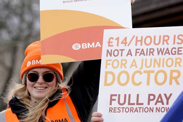 Dr Vivek Trivedi, co-chairman of the BMA’s junior doctors committee, told ITV’s Good Morning Britain the strikes are going ahead because junior doctors have faced more than a 26% real-terms pay cut over the last 15 years.