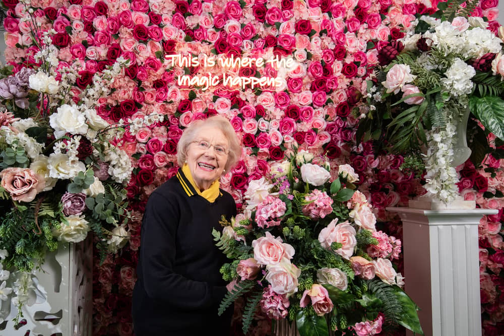 Florist Margaret Mason will be celebrating her 90th birthday this month and still works six days a week at her store in Warton