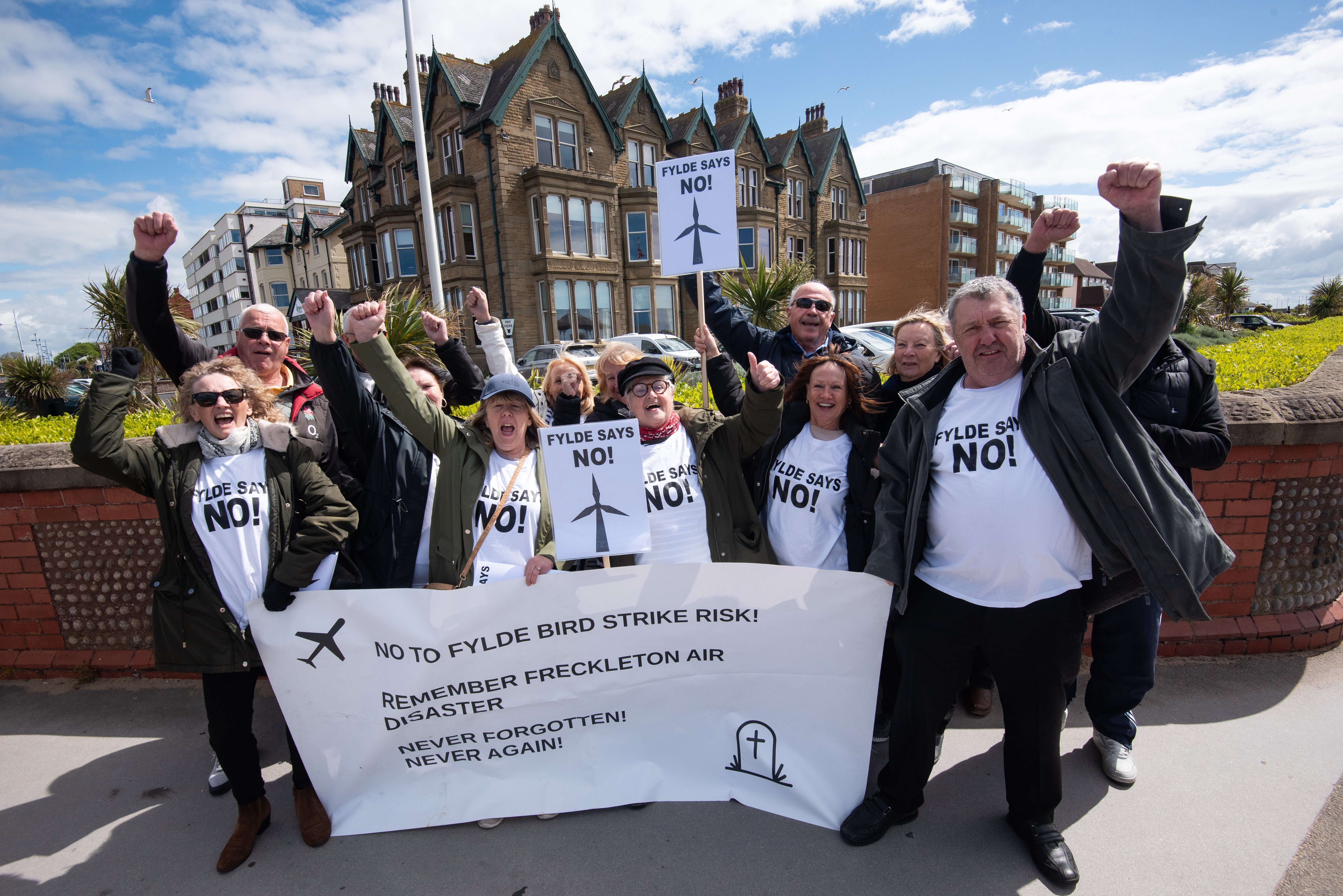 Fylde Says No! group vow to fight on as Ed Miliband delays decision on windfarm cable plan for Fylde coast