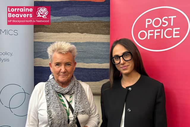 Lorraine Beavers, MP for Blackpool North and Fleetwood, has met with local Post Office officials to discuss the vital services they provide to Fylde coast communities.
