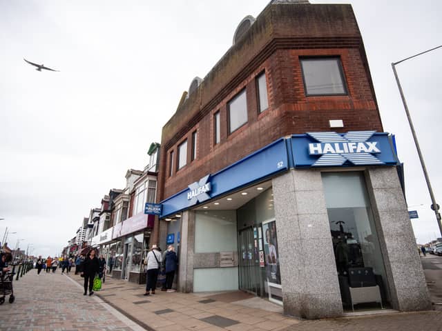 Halifax bank in Cleveleys