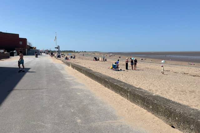 The incident took place on Fleetwood Beach