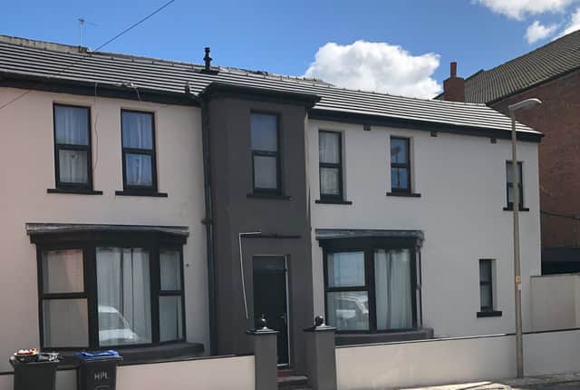 After: The whole property in Filey Place, Blackpool is now fully renovated and brought back into use