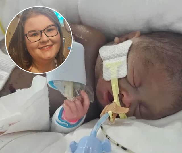 28-year-old Chloe Hamilton from Blackpool was overjoyed when she discovered she was pregnant on Christmas Day. A scan revealed she was expecting twins - a girl and a boy - but at the end of April disaster struck. The twins were born at 23 weeks but sadly only one survived