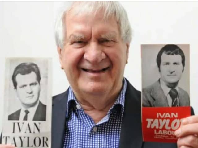Cllr Ivan Taylor first became a councillor in 1966