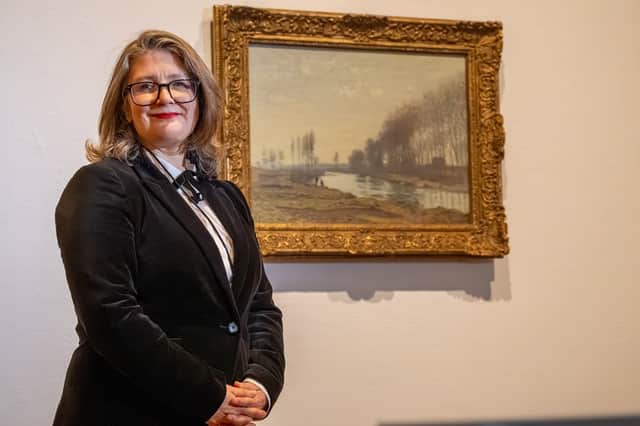 Visitor numbers have doubled at Blackpool's Grundy Art since the arrival of Claude Monet’s ‘The Petit Bras of the Seine at Argenteuil’. Pictured is Paulette Brien, Curator, The Grundy